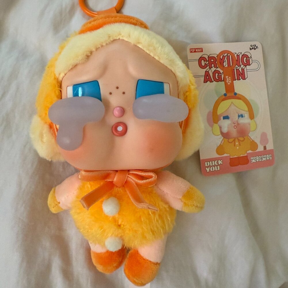 Cry Baby (Pop Mart) Crying Again Vinyl Face Plush - Duck You